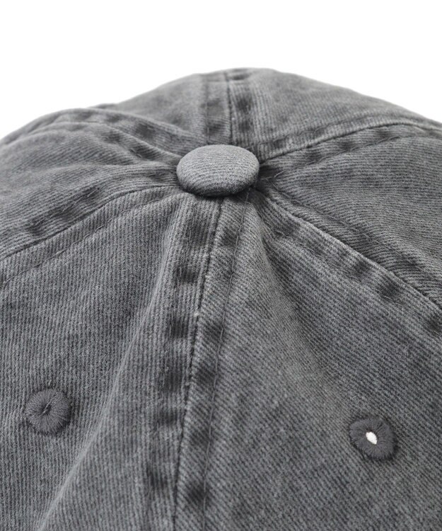 AMERICAN HOLIC 刺繍ロゴピグメントキャップ Charcoal Gray