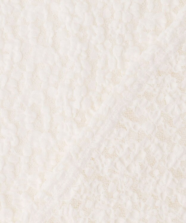 23区 【先行予約】リンクルレースジャージー 5分袖 TEE ホワイト系