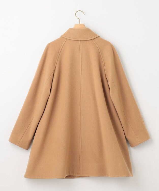組曲 ショートビーバー ステンカラー コート ベージュ系