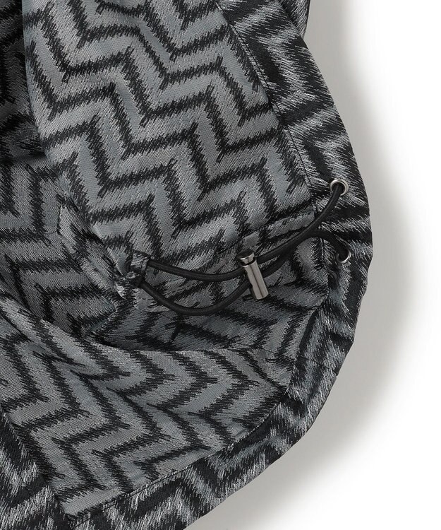 JOSEPH HOMME 【HIGH GRADE LINE】カスリシェブロンジャガード　オープンカラー半袖シャツ ブラック系5