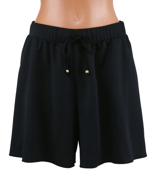 San-ai Resort（三愛水着楽園） スムース　ショートパンツ　M・L【San-ai Resort（サンアイリゾート）】 ブラック