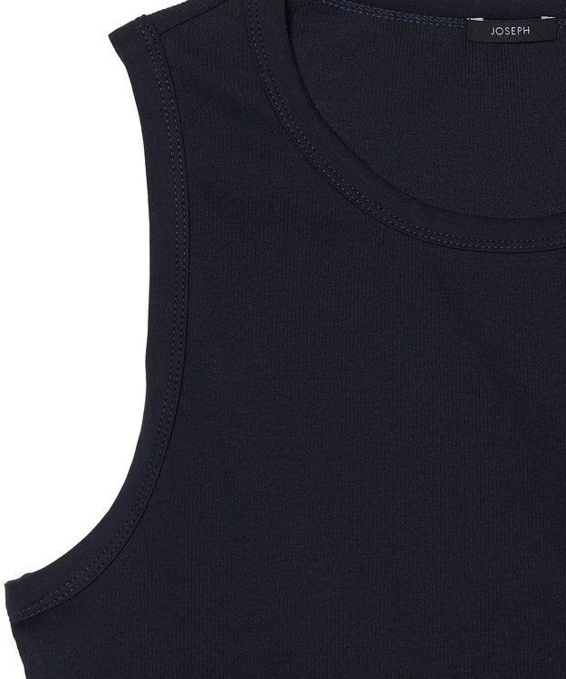 JOSEPH 【洗える】ジャージーリブ　タンクトップ Navy