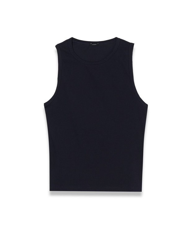 JOSEPH 【洗える】ジャージーリブ　タンクトップ Navy