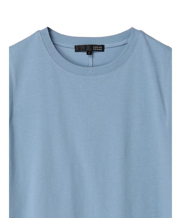 Green Parks ・ＳＵＧＡＲ　ＳＰＯＯＮ　ショルダータックフレンチＴシャツ Blue