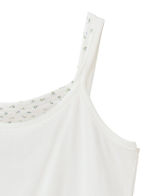 earth music&ecology レイヤードキャミソール Ivory