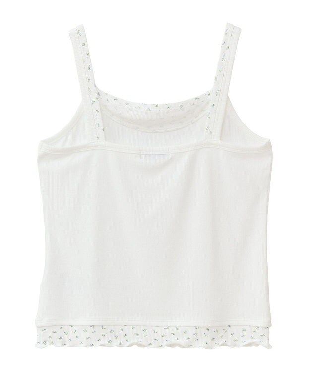 earth music&ecology レイヤードキャミソール Ivory