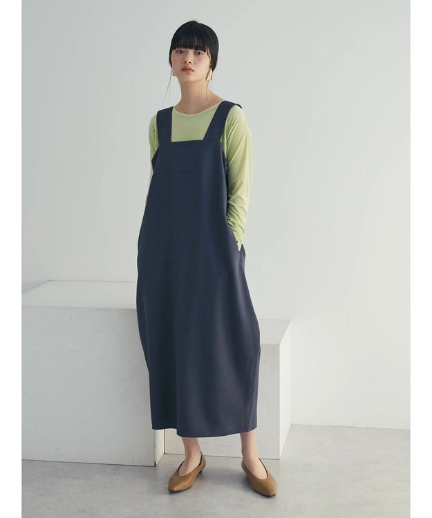 Green Parks armonia．コクーンシルエットジャンスカ Gray