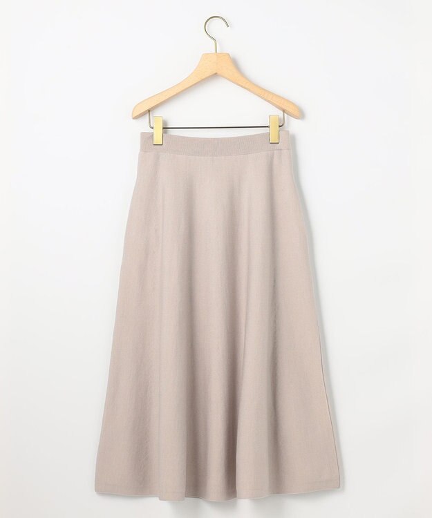 組曲 S 襟付きニットアップ ベージュ系