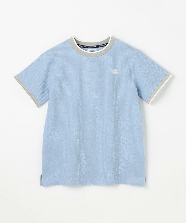 J.PRESS KIDS 【140-170cm】サッカージャージ リブＴシャツ スカイブルー系