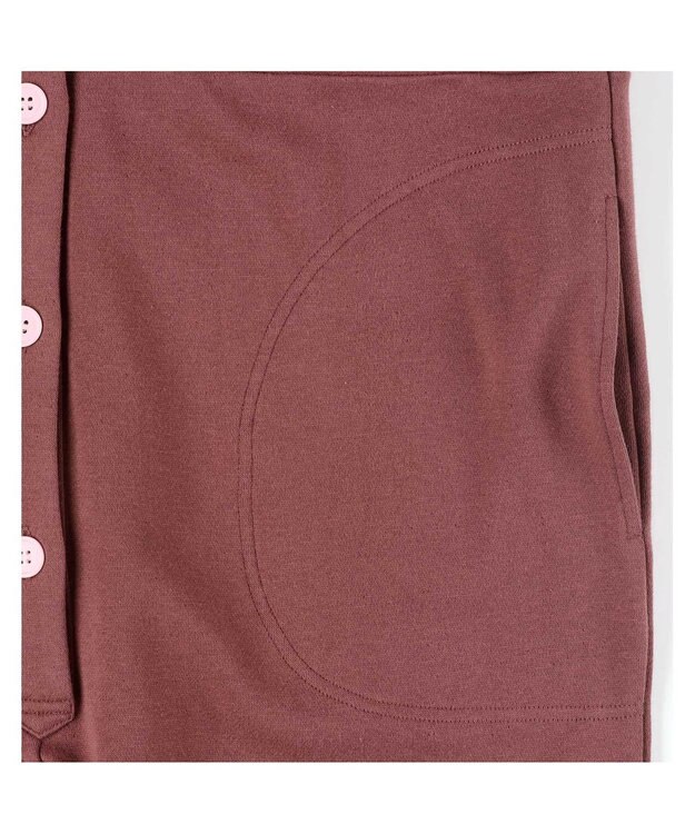 une nana cool 【綿混】裏起毛オールインワンパジャマ ワイン