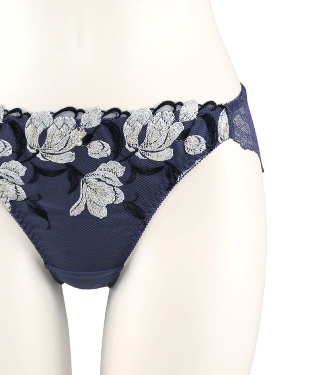 San-ai Resort（三愛水着楽園） エレガントコレクション【2407】ノーマルショーツ ネイビー