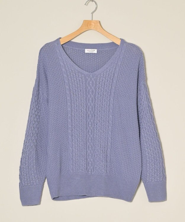 ONWARD Reuse Park 【any FAM】ニット秋冬 ブルー