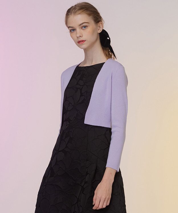 TOCCA 【洗える！】CASHEMERE ボレロ ライラック系