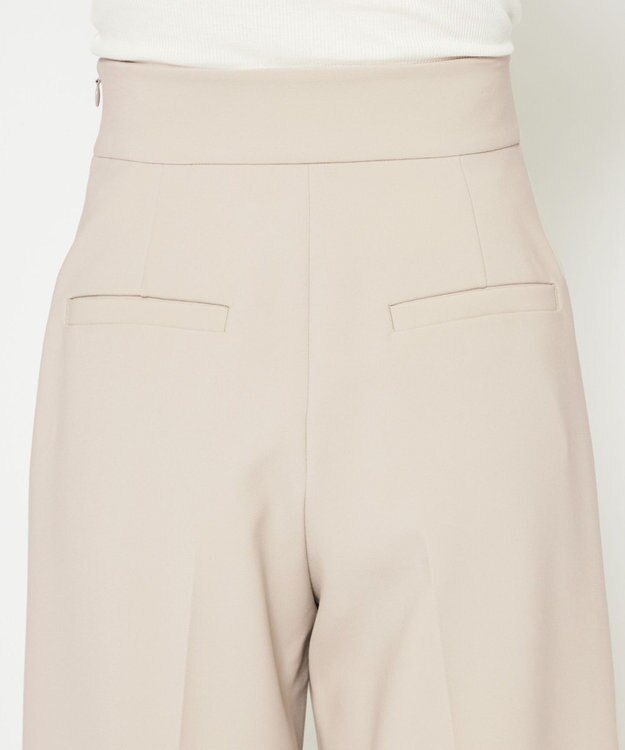 uncrave 【撥水・洗濯機洗い可】プルーフ ダブルクロス ワイド パンツ（uncrave WHITE） グレージュ