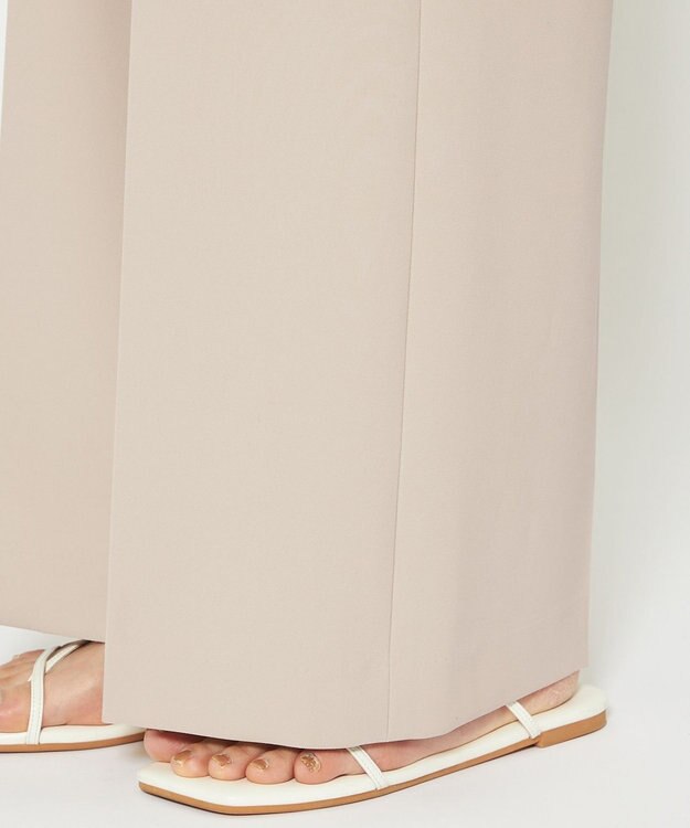 uncrave 【撥水・洗濯機洗い可】プルーフ ダブルクロス ワイド パンツ（uncrave WHITE） グレージュ