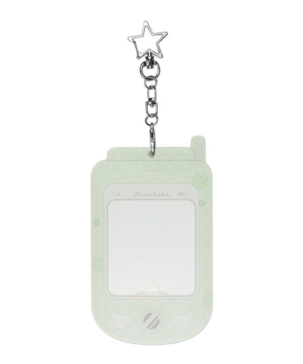 WEGO 【痛バ＆推し活グッズ】えんじぇるガラケーカードホルダーキーホルダー グリーン