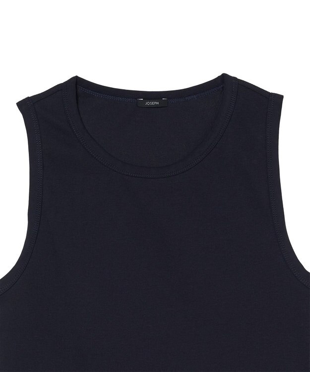 JOSEPH 【洗える】ジャージーリブ　タンクトップ Navy