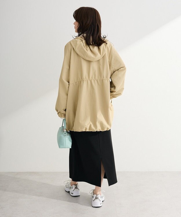 Green Parks 撥水加工ミディ丈マウンテンパーカー Beige