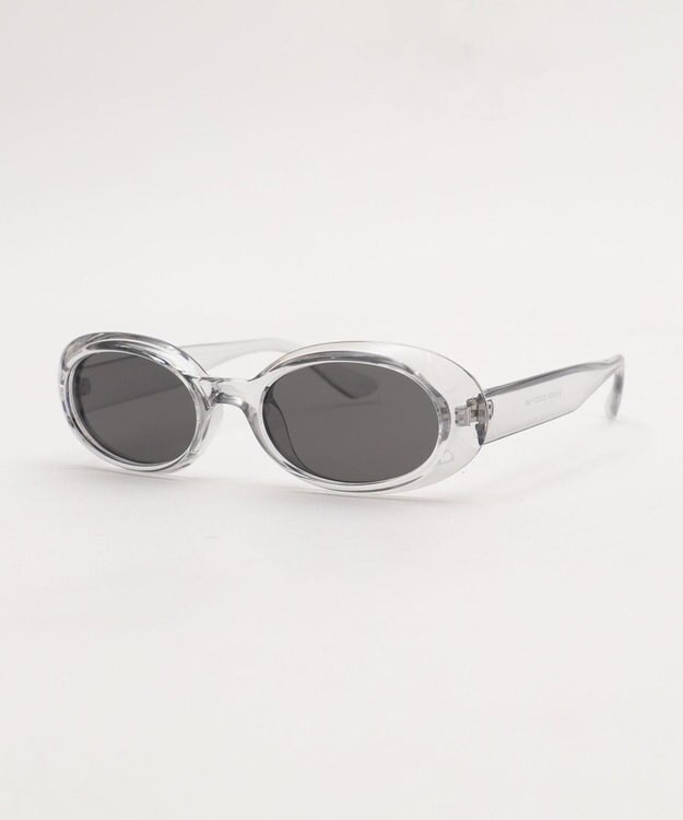 WEGO カラーレンズデザインオーバルアイウェア 柄1