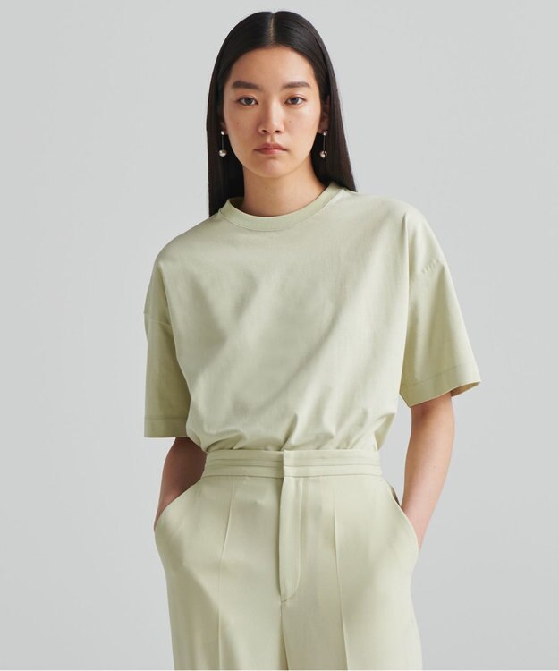 NAVE 【ReNAVE 接触冷感・UVカット・洗える】ファンクションＴシャツ ライム