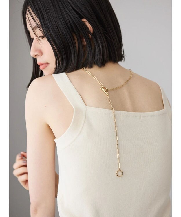 AMERICAN HOLIC ニットキャミソール Ivory