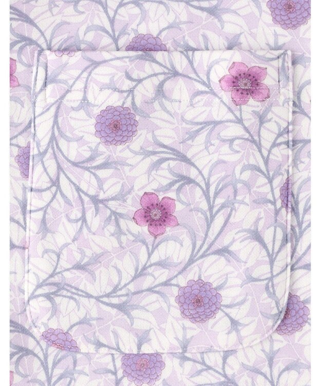 Wing パジャマ 長袖 長ズボン 綿混(本体) あったか レディース EP6013 ウイング／ワコール パープル