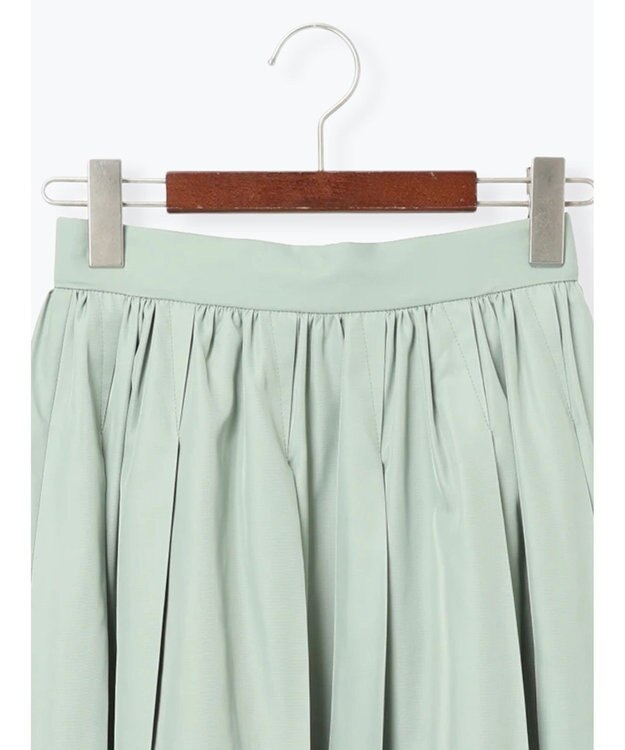 Te chichi ダブルタックフレアスカート グリーン