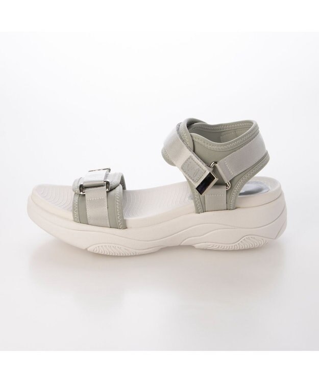 ing <ing>厚底スポーツサンダル ライトブルー