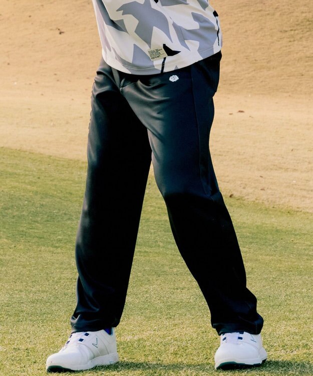 PW CIRCULUS 【MEN】リラクシングジャージーパンツ ゴルフ ブラック系