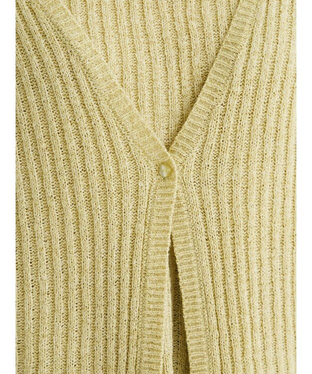 Green Parks テープヤーンドッキングニットプルオーバー Light Green