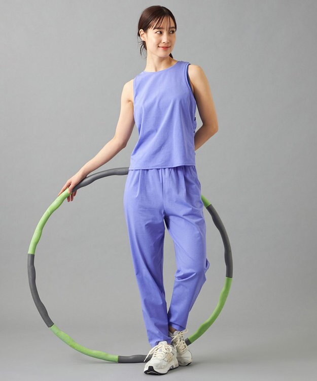 Chacott Chacott BALANCE EasyCare+ テーパードパンツ ヒヤシンス