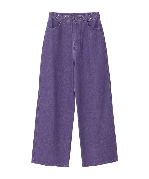 CRAFT STANDARD BOUTIQUE ホックワイドパンツ Purple
