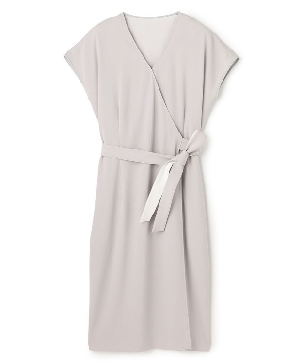 BEIGE， 【セットアップ対応】CINDY / ラップドレス L.Gray