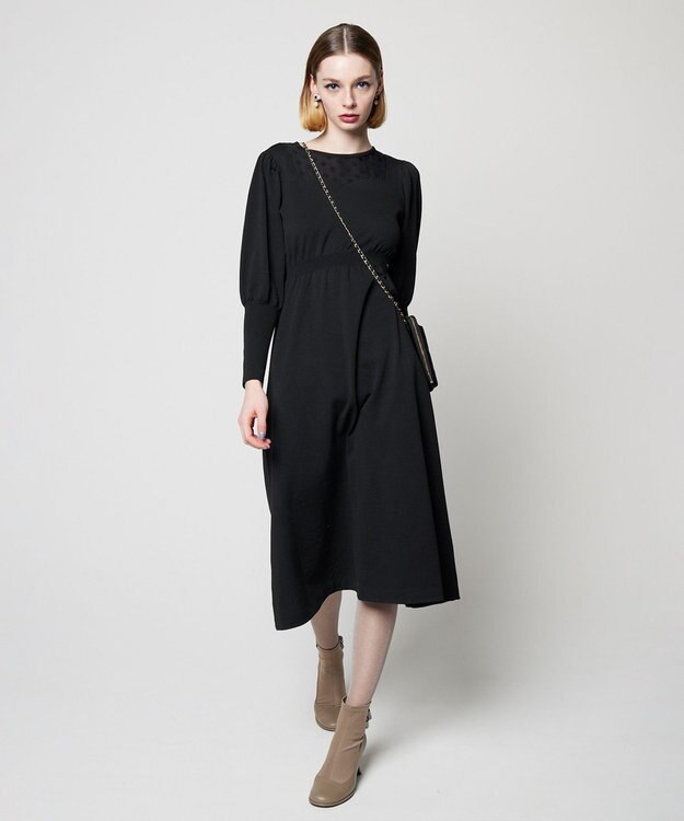 TOCCA 【洗える！】RAINY NIGHT ニットドレス ブラック系