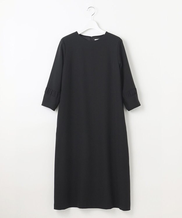 J.PRESS LADIES 【洗える】RELAXIONツイル ワンピース ブラック系