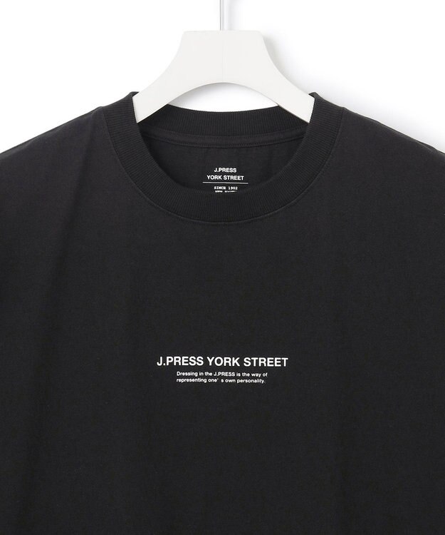 J.PRESS YORK STREET 【UNISEX】フォトプリント Tシャツ ”New York Subway” ブラック系