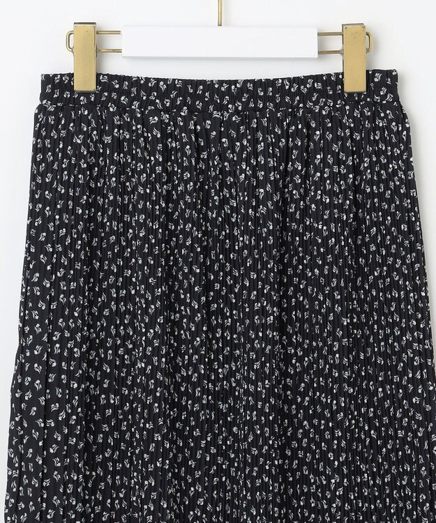 ANY SIS 【洗える】ナロー プリーツスカート ブラック系3