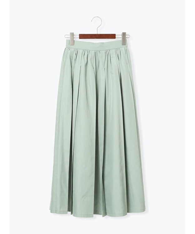 Te chichi ダブルタックフレアスカート グリーン