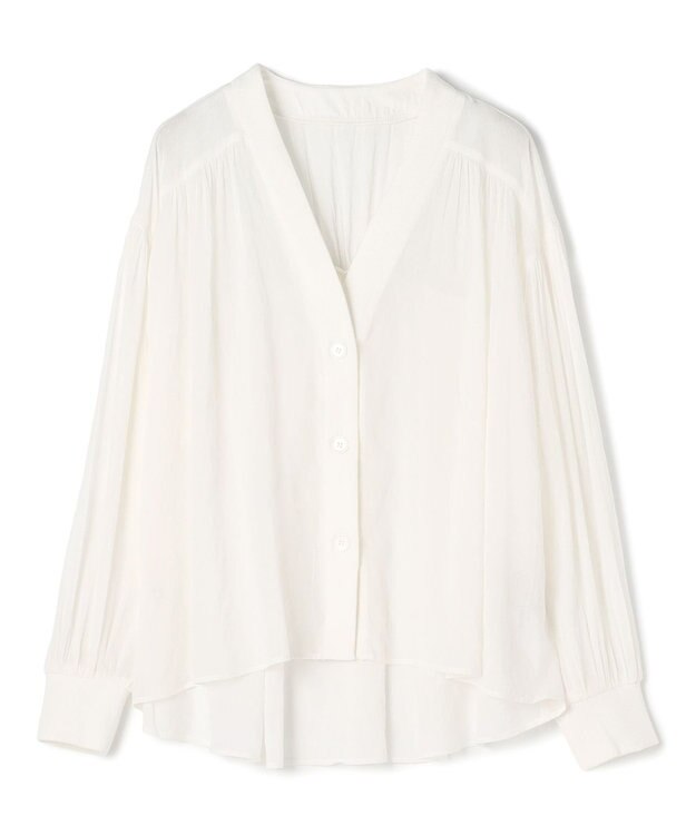 UNFILO シアーシャツ カーディガン オフ