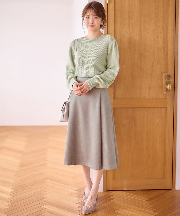 ANY SIS L 【セットアップ対応】スフレショート丈 プルオーバー ミントグリーン