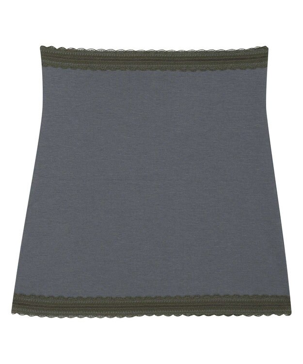 une nana cool 綿混薄手ハラマキ ダークグレー