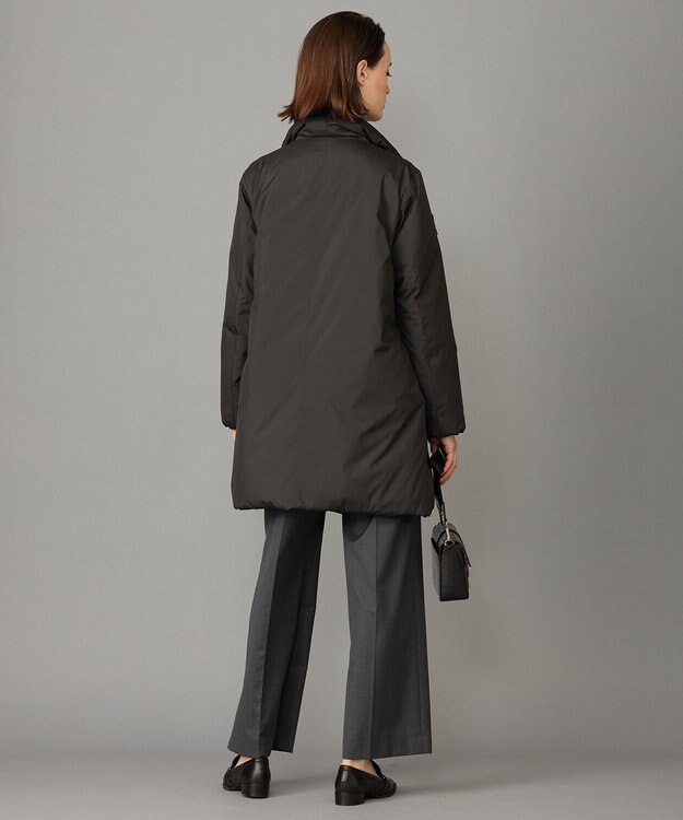 ICB L ADSダウン スタンドカラーコート ブラック系