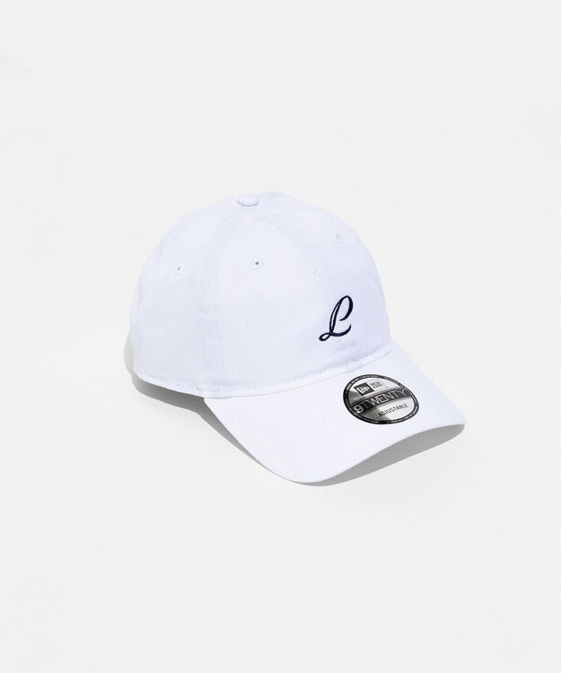 LENO 【LENO × NEW ERA® 】L-LOGO CAP《UNISEX》/ Lロゴキャップ WHITE