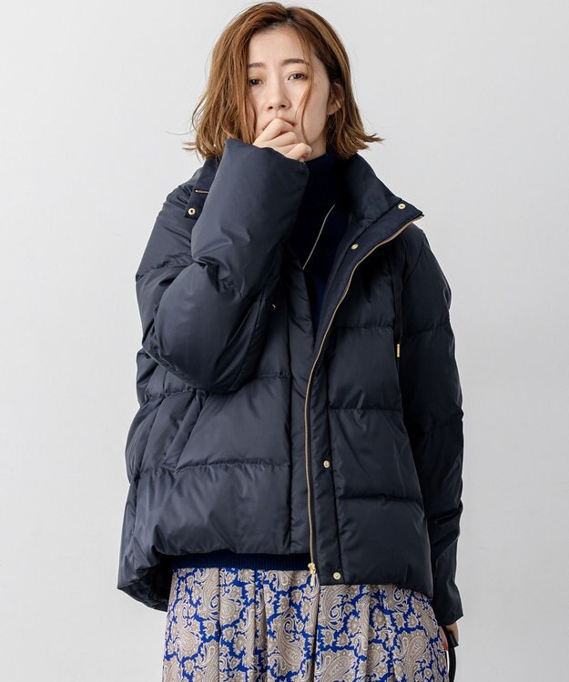 新品　23区　ライトタッサー フーデットジャケット　黒　サイズ48 新品 23区 ライトタッサー フーデットジャケット 黒 サイズ48 23