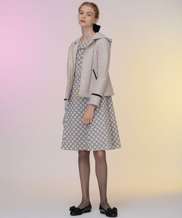 TOCCA LAURA キルティングショートコート ベージュ系