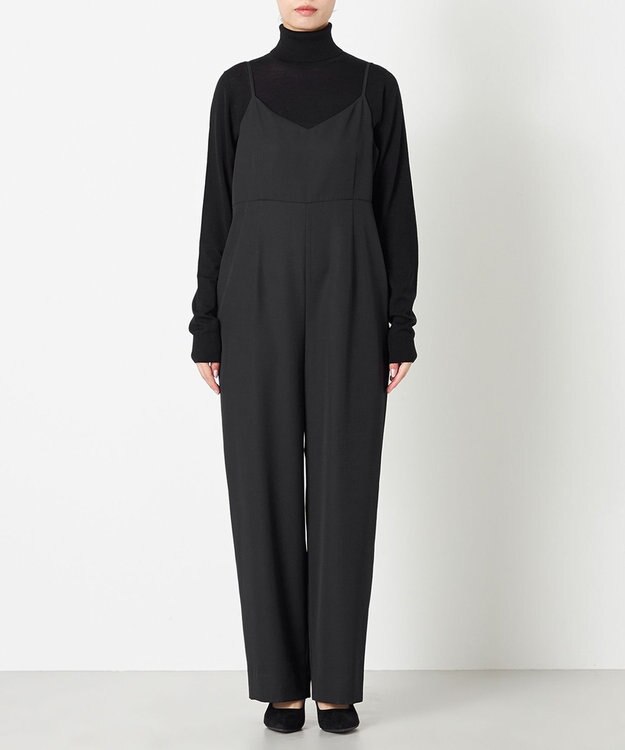 NAVE 【Nave】ウールポリエステルツイル オールインワン ブラック系