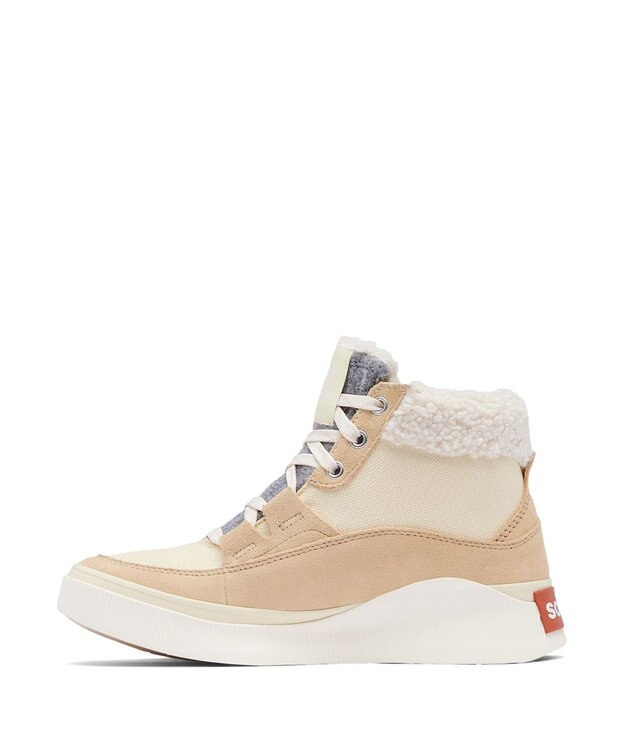 SOREL アウトアンドアバウト4 ミッドスニーカー　ウォータープルーフ Honey White, Ceramic