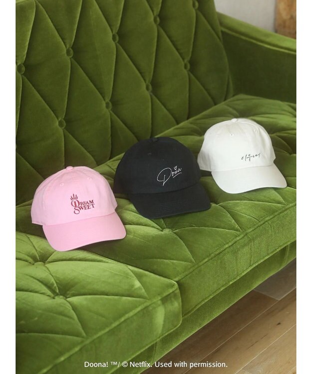 Green Parks ●ＤＯＯＮＡ！　シシュウロゴＣＡＰ Light Pink