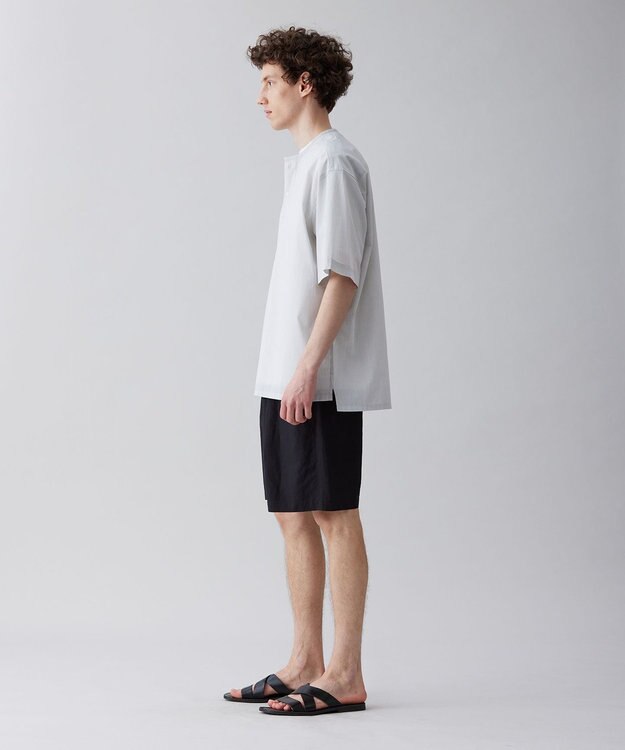 UNFILO MENS ライトリネン ショートパンツ [23年春夏商品] ブラック