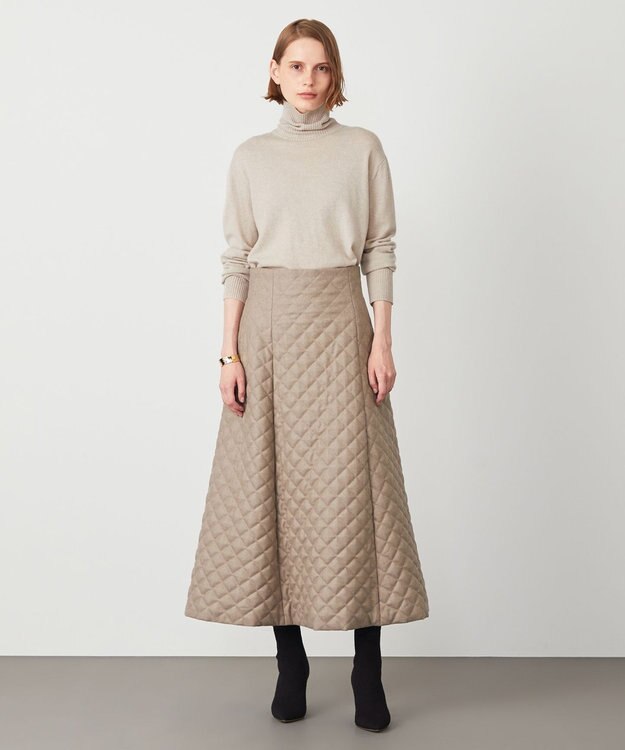 BEIGE， ENSIS / ハイネックニット Taupe